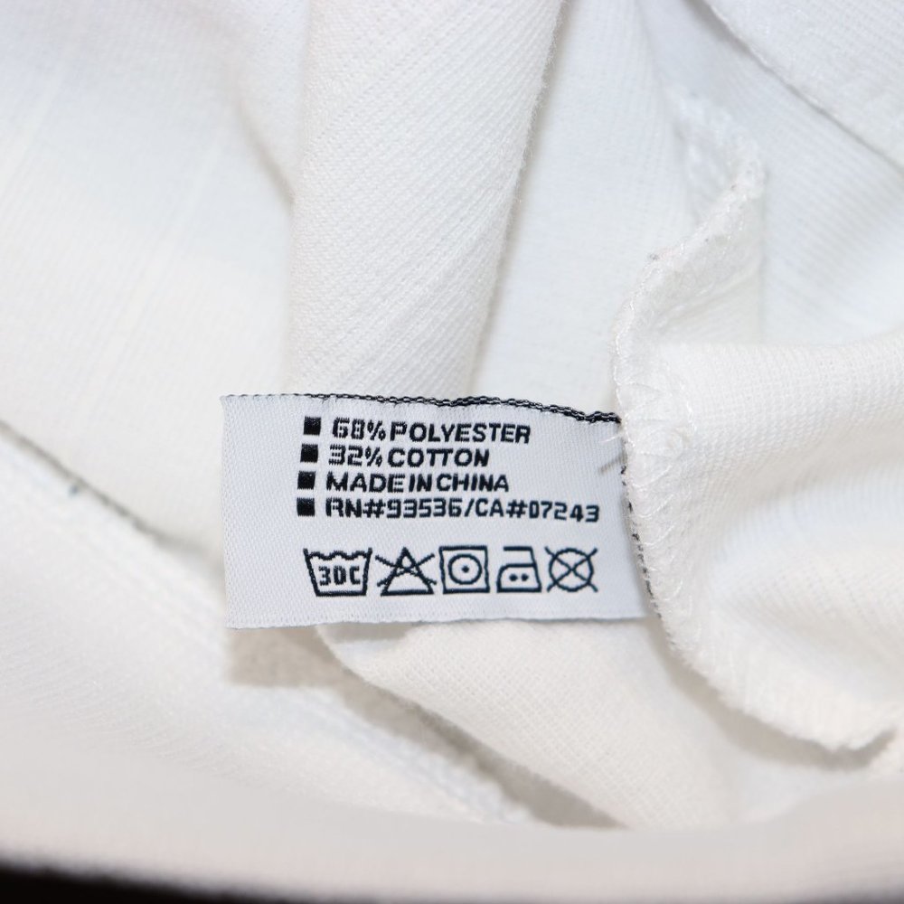 ECKO UNLTD Jacket Zip Front Size Large White Green Black Accents Stripes - Picture 15 of 15